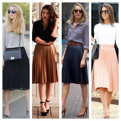 styles to wear with skirts.